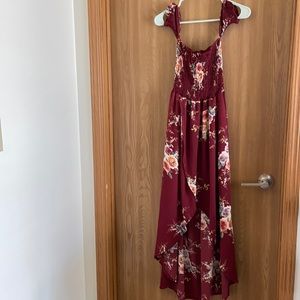 Off shoulder floral dress